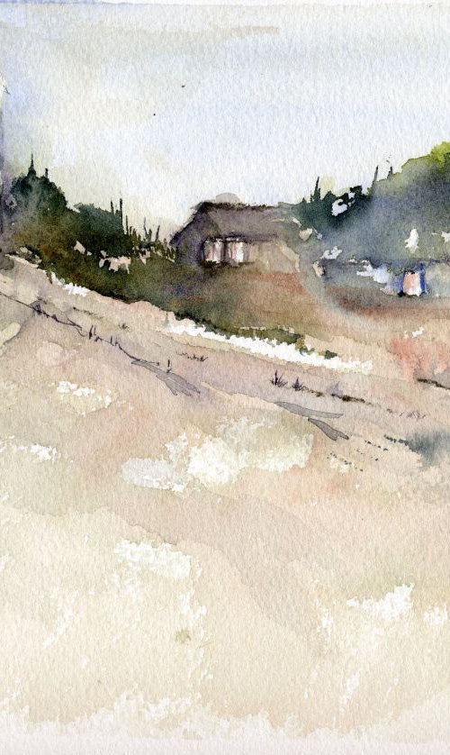 Church on the Road by Alex Tolstoy