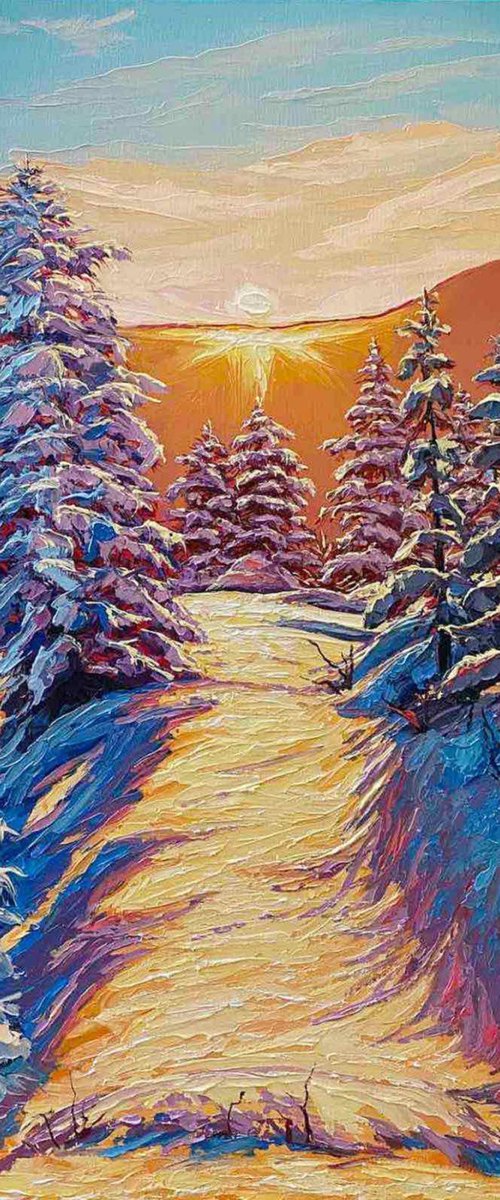 Beauty of Winter Morning by Elena Adele Dmitrenko