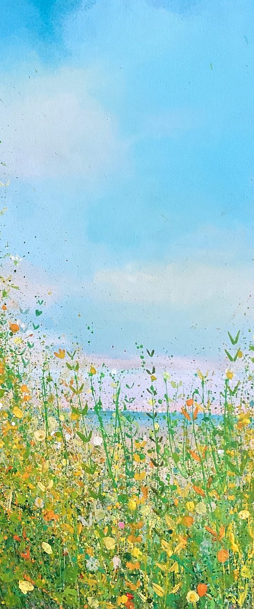 Green and Yellow Spring Coastpath by Sandy Dooley