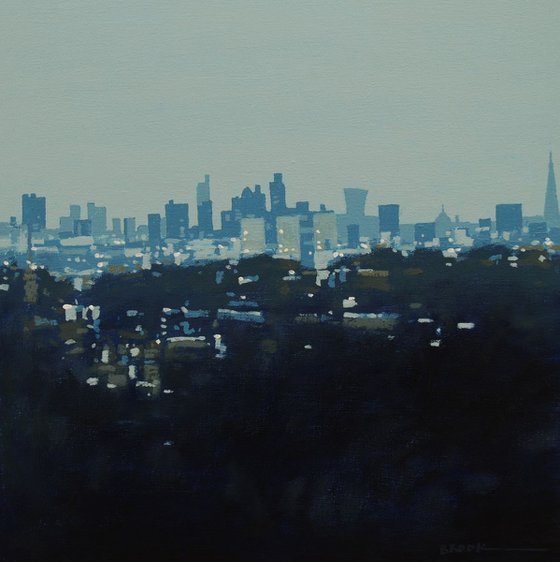 City view of London skyline.