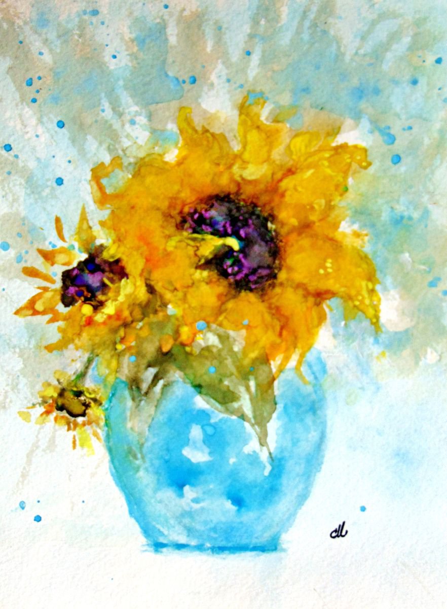 Sunflower joy... by Cristina Mihailescu