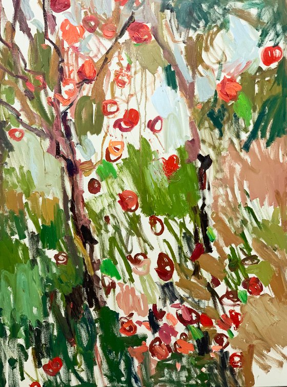 An orchard. Diptych