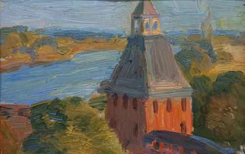 Novgorod tower by Yulia Pleshkova