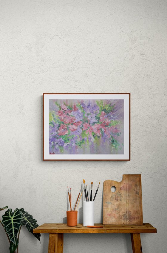 Petal explosion.