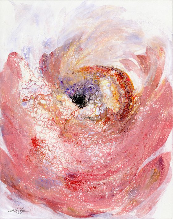 Bloom 5  - Abstract Floral Painting  by Kathy Morton Stanion