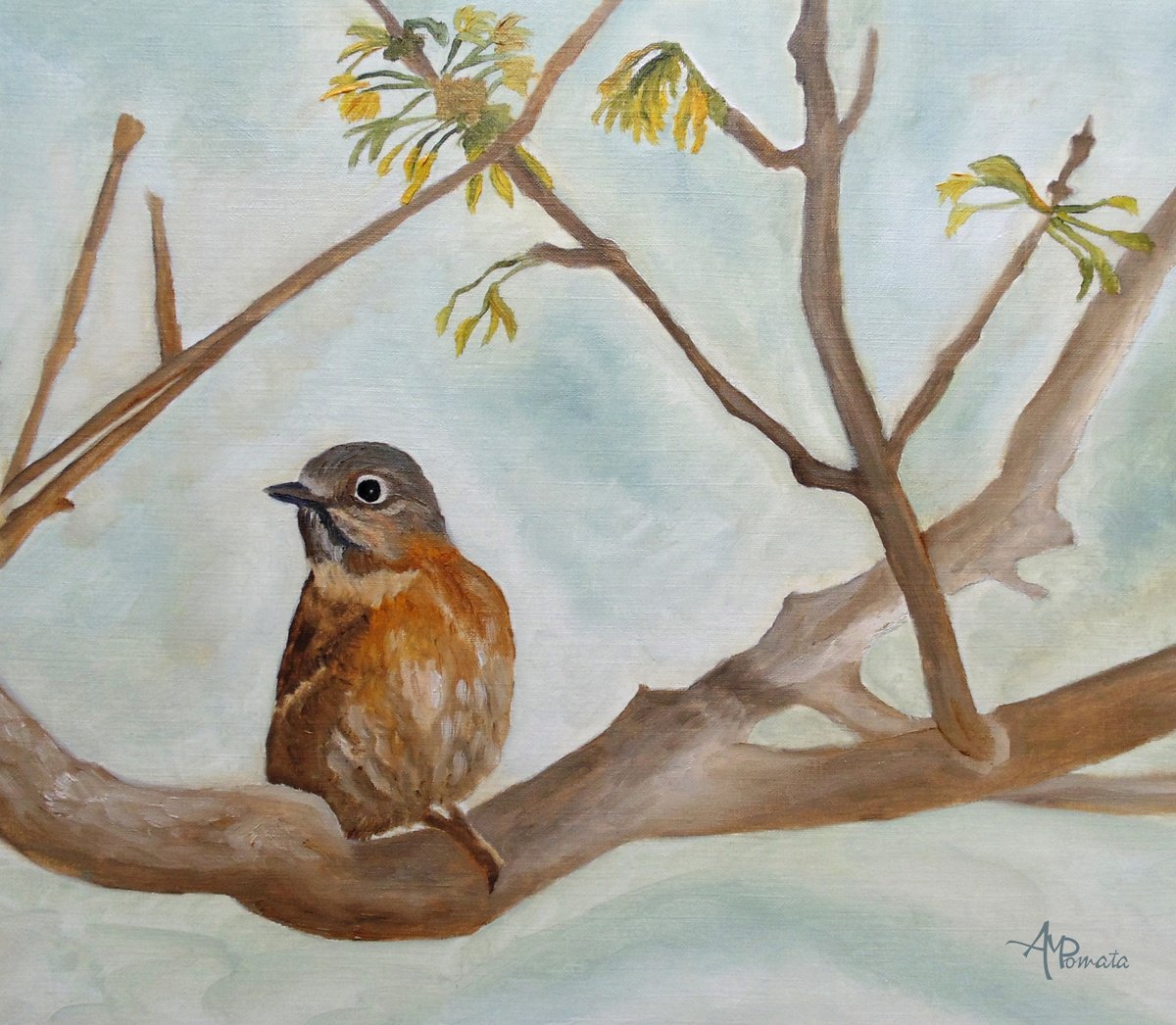 First Signs Of Spring By Angeles M. Pomata, 12 X 9, Artwork For Sale On Artfinder