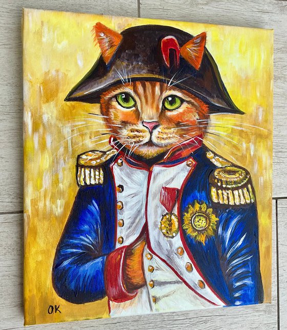 Ginger cat Napoleon Bonaparte