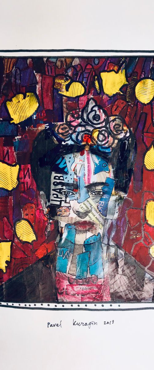 Portrait of Frida # 44 by Pavel Kuragin