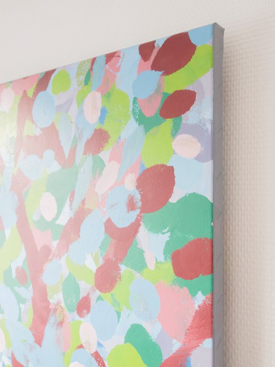 Spotty Pop Painting - 110 x 80 cm 02