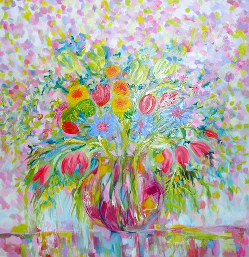 The Tulip Bouquet by Lesley Blackburn