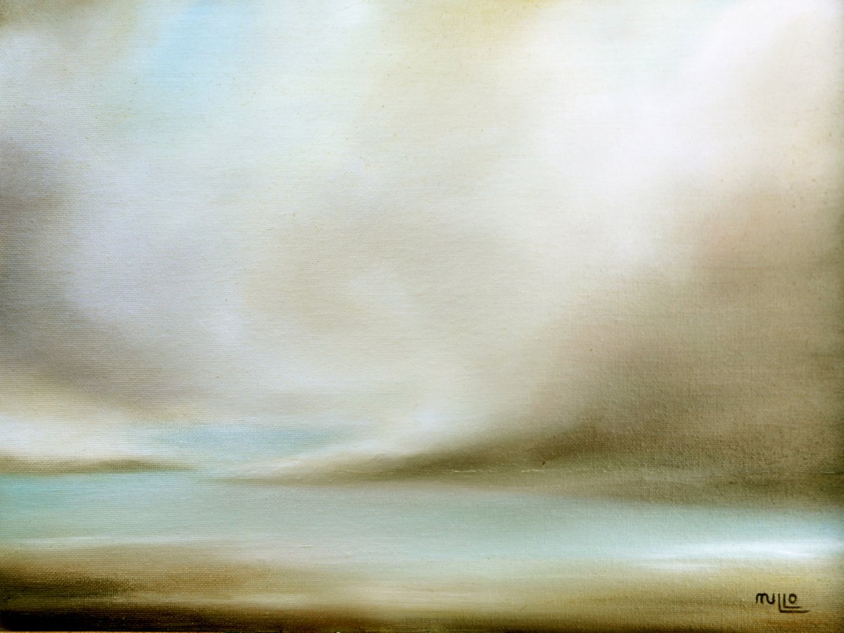 Impressionistic Landscape Oil Painting By Mullo Art, 16 X 12", The Promise, Original Artwork