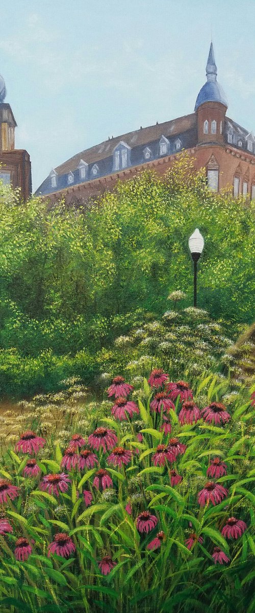 Garden in the sity by Ludmilla Ukrow