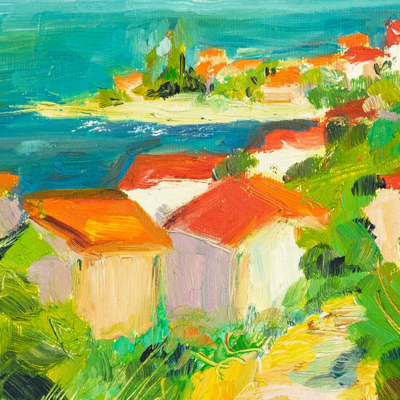 Sunlit Path to the Sea