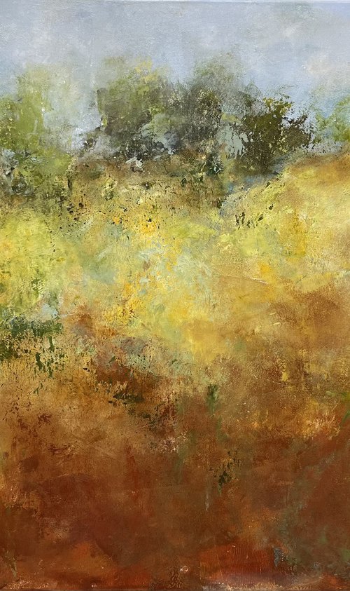 Golden field by Miri Baruch