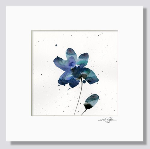 Petite Loveliness 3 - Flower Painting by Kathy Morton Stanion by Kathy Morton Stanion