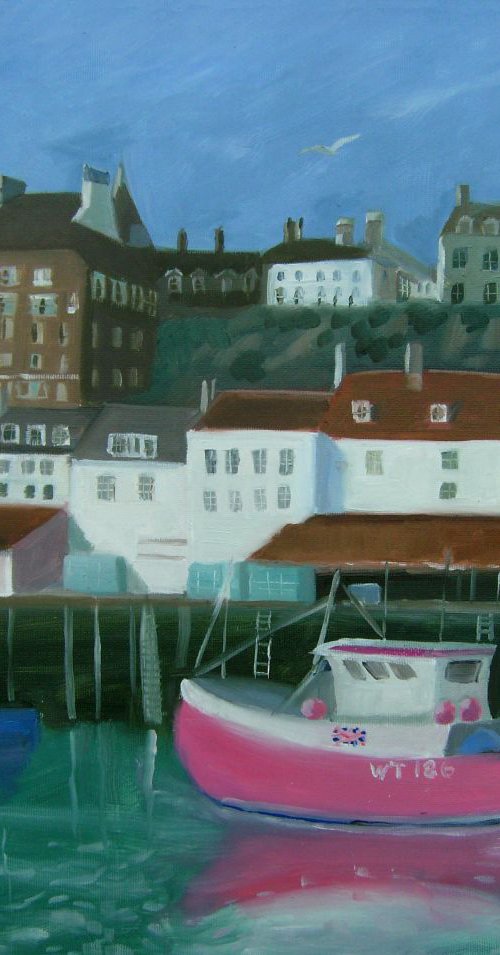 Fishing Boats at Whitby by Mary Stubberfield