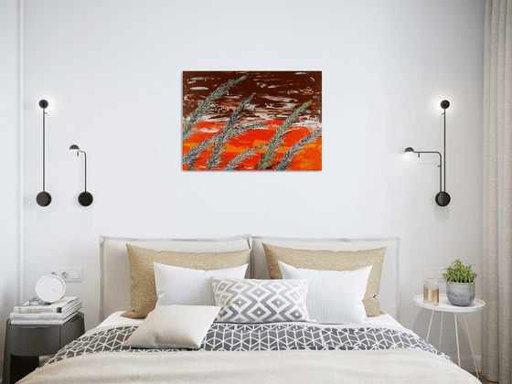 Grass In Brown Color