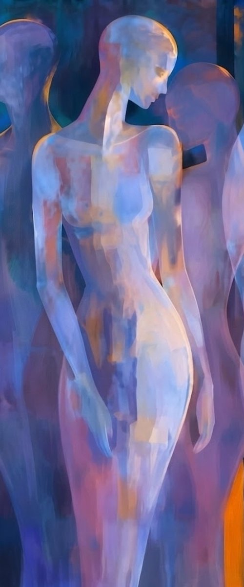 "Memory of Light" - Abstract Figures by Helena Wierzbicki