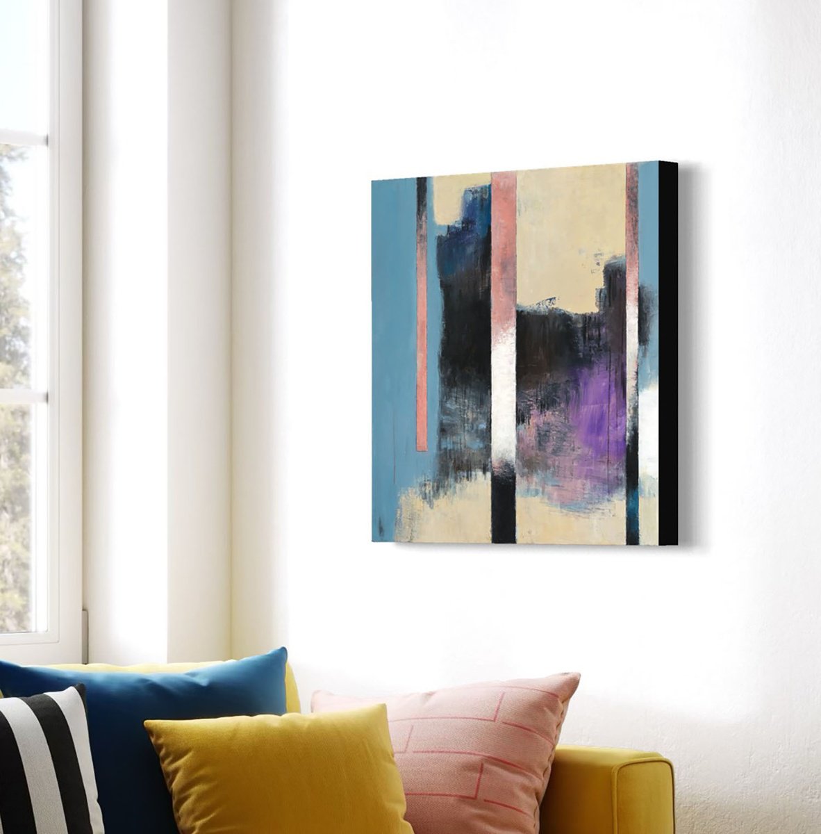 Linear Abstract #3 By Bo Kravchenko, 24 X 24, Artwork For Sale On Artfinder
