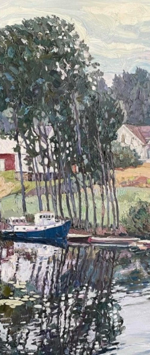 Windy day in Strømfoss by Nadezda Stupina