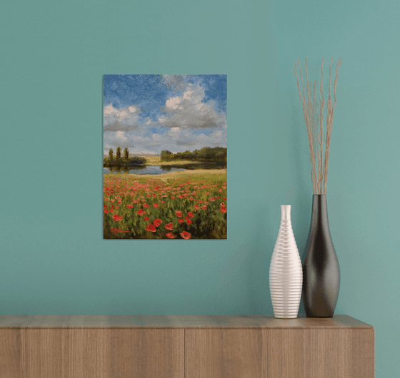 Summer impression. Poppies