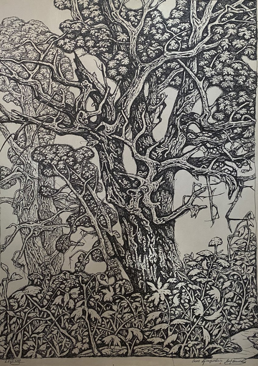 Impressionistic Landscape Painting By Oleg And Alexander Litvinov, 24 X 17", Landscape, Original Artwork