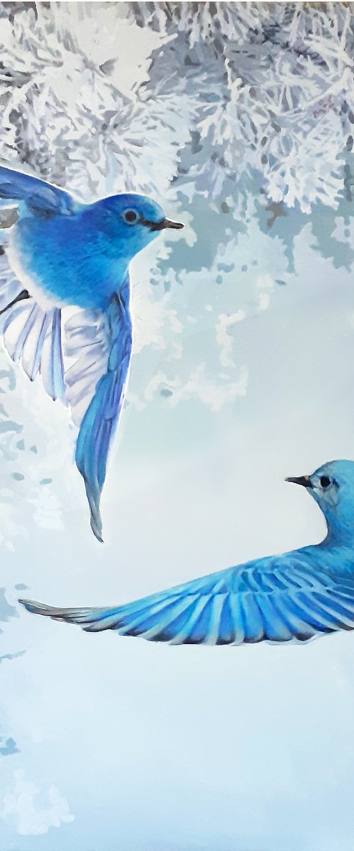 BLUE BIRDS by Tatiana Rezvaya
