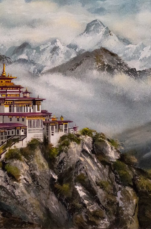 TIGER'S NEST MONASTERY by Tetiana Tiplova