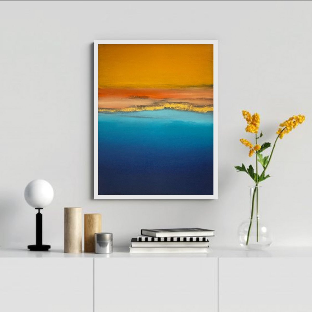 Impressionistic Landscape Oil Painting By Larissa Uvarova, 16 X 20", Deep Inside, Original Artwork