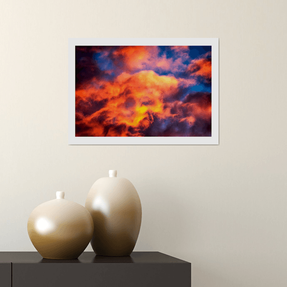Clouds On Fire. Limited Edition 1/50 15x10 inch Photographic Print