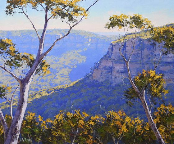 The Blue Mountains View From Echo Point Katoomba