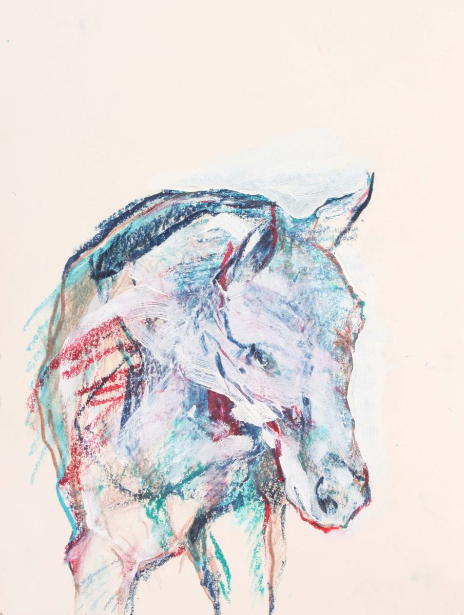 Horse Study by Margit Platny