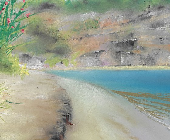 Iztuzu Beach Turkey Landscape Painting