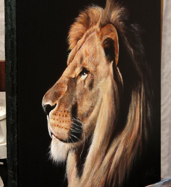 Lion - Commissioned painting