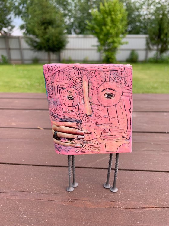 Wood human #10