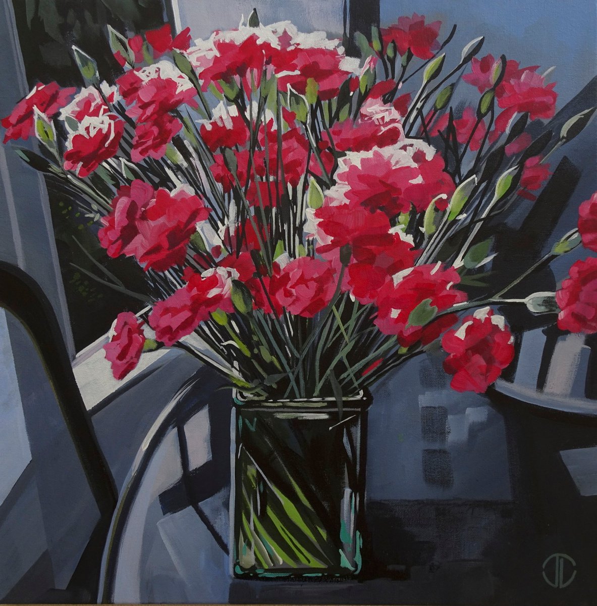 Pink Carnations by Joseph Lynch