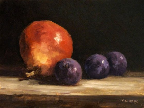 3 Plums and a Pear