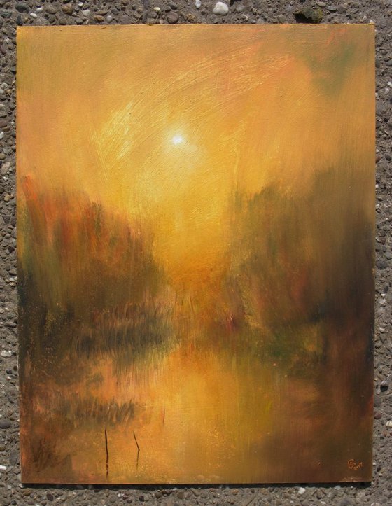 " Spirits of the hazy Sunset "