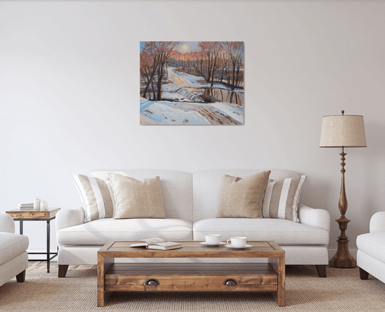 Evening at the waterfall