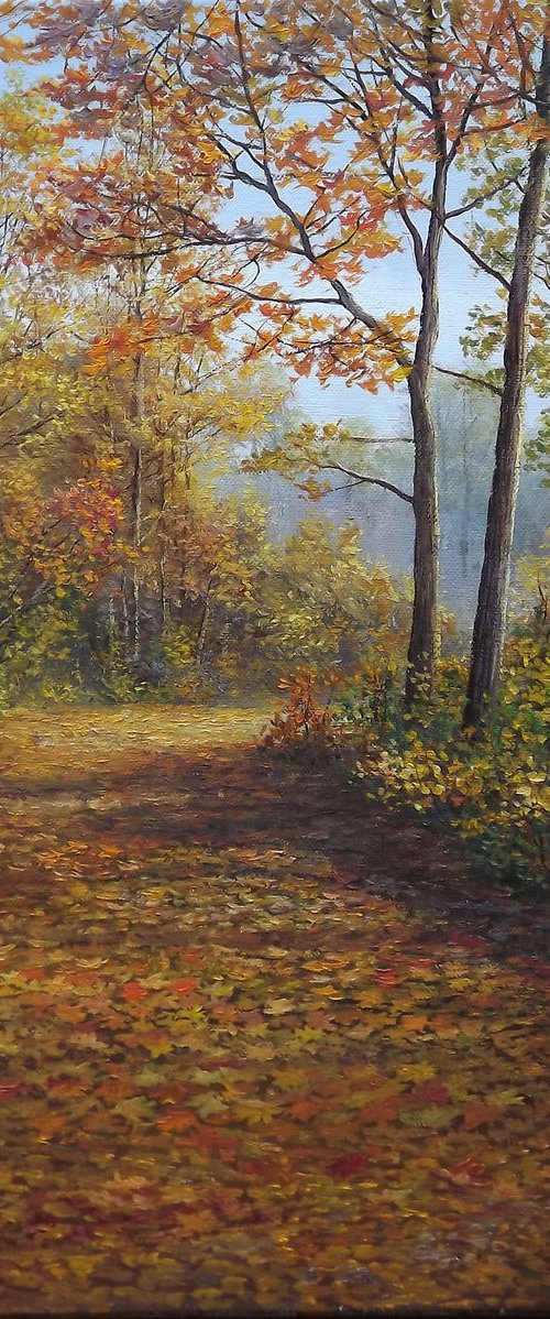 Autumn Path by Oleg Riabchuk
