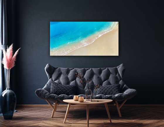 Welcome to my beach - ocean painting