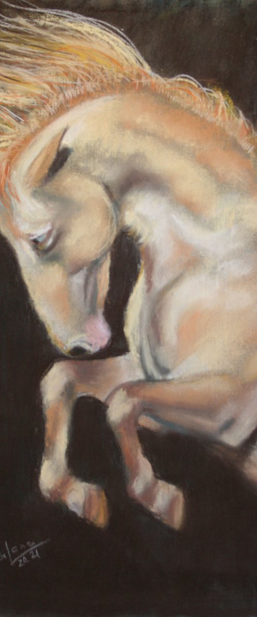 Horse VI / Original Painting by Salana Art Gallery