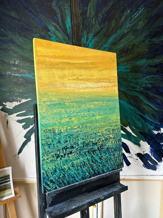 Field at Sunrise A23 50x70cm