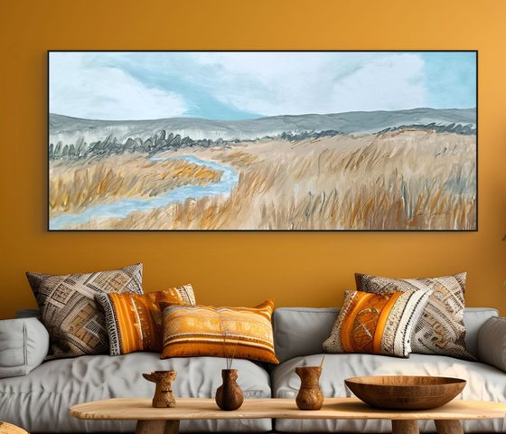 River Through the Fields