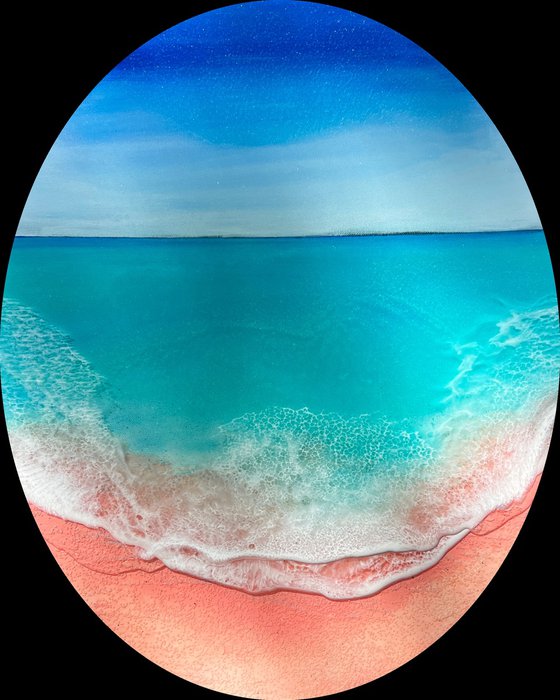 Pink sand beach - Bahamas
