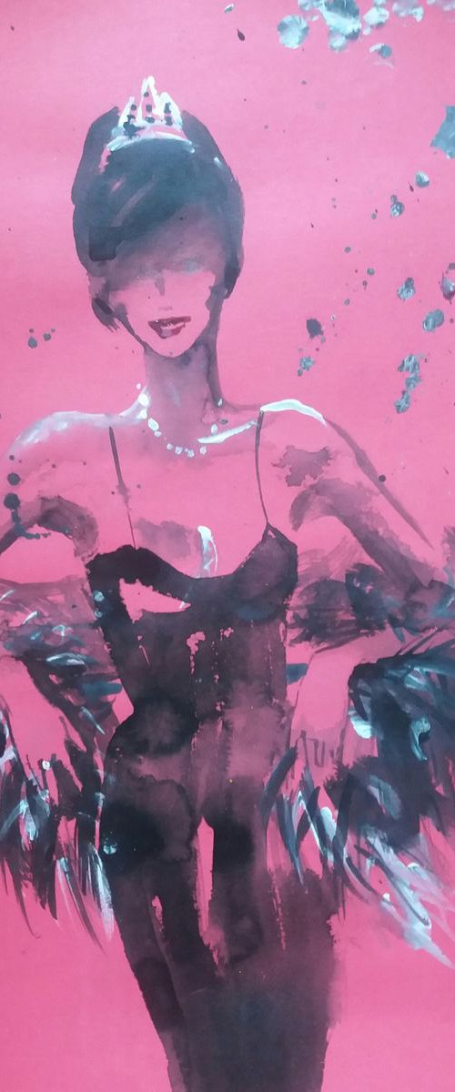 'She is waiting for you in the bar' by Oxana Raduga