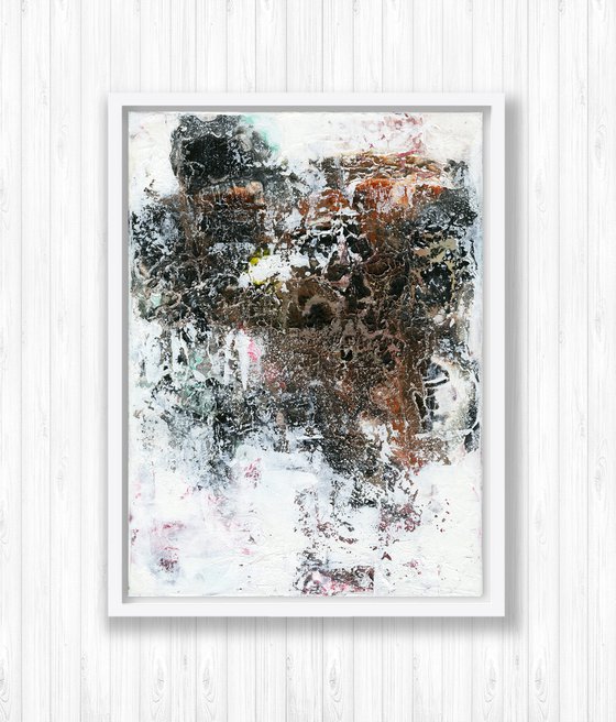 Begin The Journey 7  - Abstract Textured Painting  by Kathy Morton Stanion