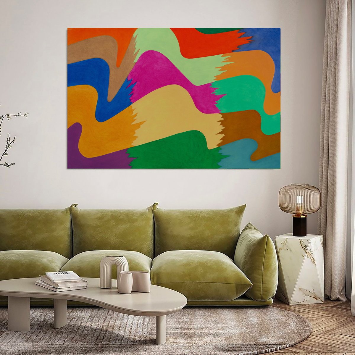 Expressive Oil Painting , Music Ii By Ivan Stoyanov, 59 X 39, Artwork For Sale On Artfinder