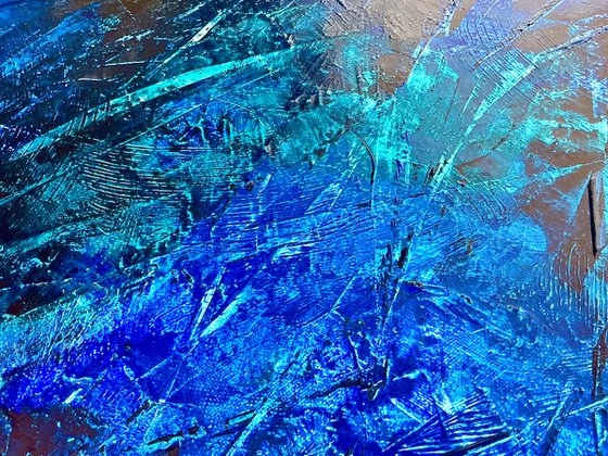 Blue abstract no. 19620-2