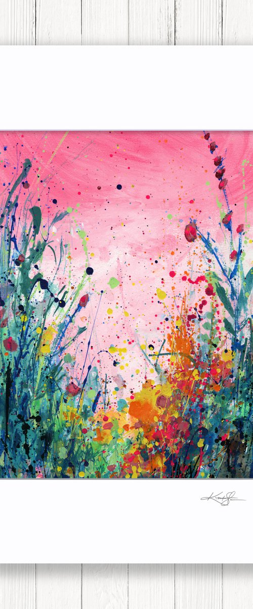 Happiness 1 - Flower Painting by Kathy Morton Stanion by Kathy Morton Stanion